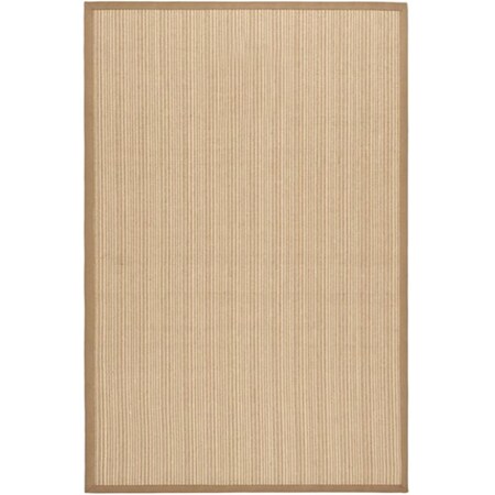 Safavieh Natural Fiber Power Loomed Large Rectangle Rug- Tan - Tan- 7 ft. 6 in. x 9 ft. 6 in. NF442D-810